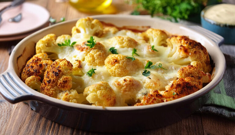 Como Fazer Couve-flor Gratinada no Forno Rápida e Leve